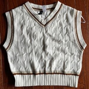 Divided sweater vest